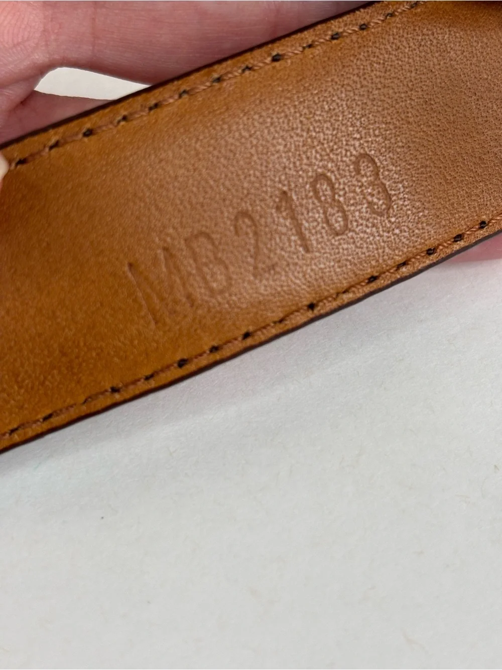 Vintage Fossil Brown Leather Belt with Silver Golf Classic Buckle Size 32 | 80